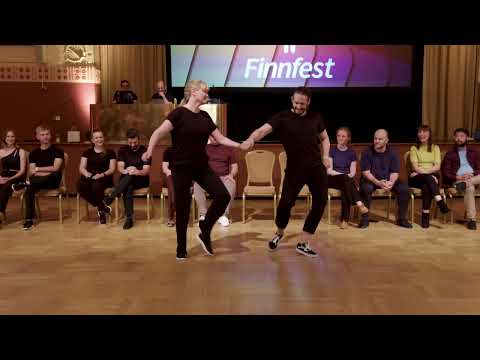 Hannu-Pekka Schukov & Terhi Vuovirta - 5th place Strictly Open Finals - Finnfest 2023