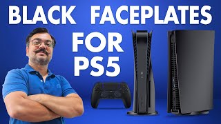 PS5 Face Plates - PlayStation 5 Black Console Cover India