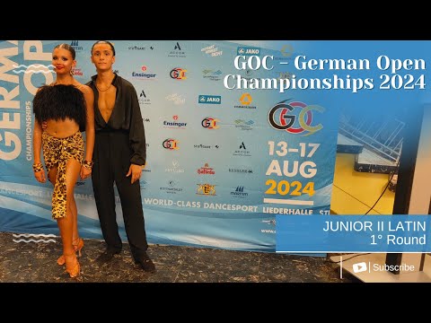 GOC 2024 - WDSF Junior II Open Latin - 1° Round - German Open Championships 2024