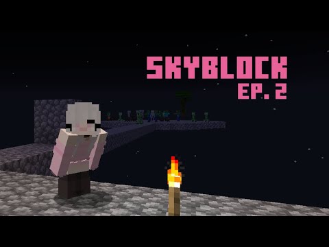 Building a Mob Farm // SkyBlock ep.2
