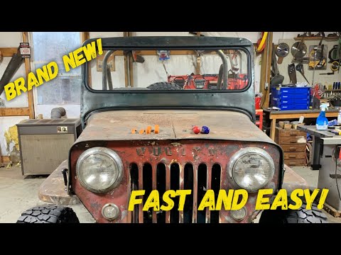 Willys Jeep Windshield Glass Install!