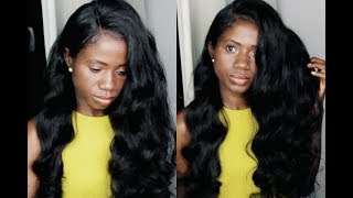 HOW TO Style Glueless, Bleached, Pre Plucked, 360 Lace Wig START TO FINISH