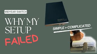 I Switched Planners Mid Year | Sterling Ink B6 Common Planner