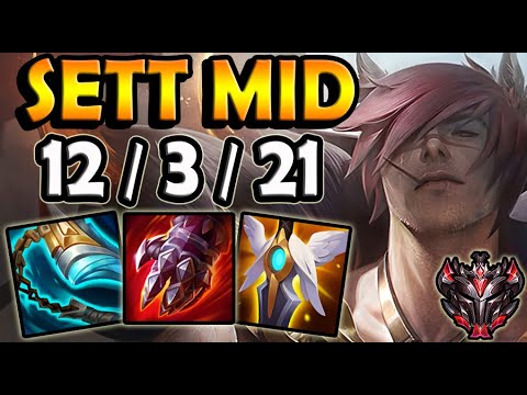 Sett MID vs Twisted Fate - NA Grandmaster ✔️