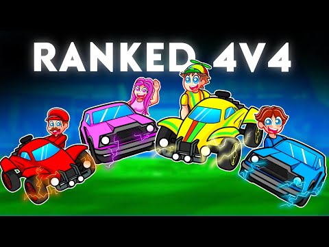 We Played 4v4 Ranked Rocket League...