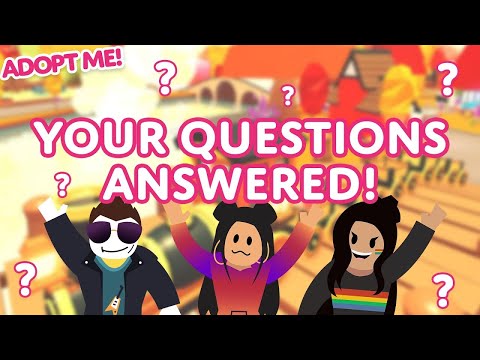 YOUR QUESTIONS ANSWERED! 😲 Q&A with Jesse, Zee and Dalia 🥳 Adopt Me! on Roblox!