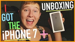I GOT THE iPHONE 7 + UNBOXING