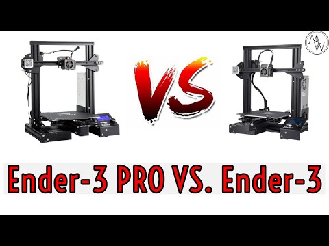 Ulitmate Creality 3D Ender 3 PRO VS Ender 3 3D Printer Comparison Video