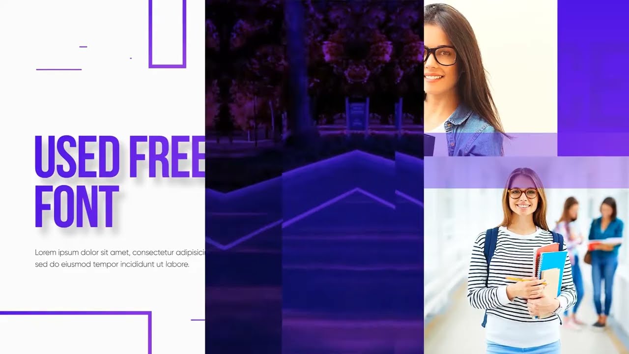 Free Education Slideshow II After Effects Templates