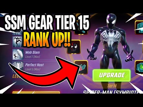 *NEW* G15 SYMBIOTE SPIDER-MAN RANK UP & GAMEPLAY! - MARVEL Strike Force - MSF