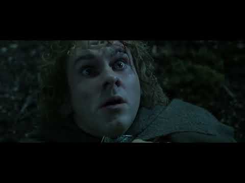 Merry and Pippin Meet Ent Treebeard Fangorn Forest - The Lord of The Rings The Two Towers - 4K Scene