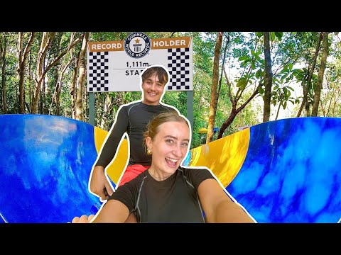 Prøver Verdens Længste Vandrutsjebane!!