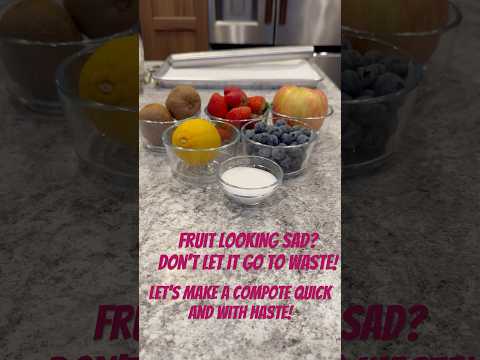 Easy Fruit Compote Recipe – Quick, Delicious & No Waste!