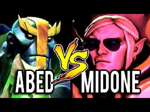 Abed [Earth Spirit] Vs MidOne [Invoker] Most Epic Battle 10k MMR Pro Gameplay Dota 2