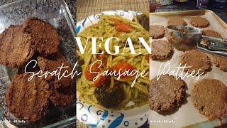 Delicious Vegan (FROM SCRATCH) Sausage Patties and Meatballs! Inspo from @healthyveganeating 💜