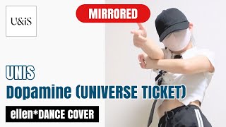 [Mirrored] UNIS - Dopamine (UNIVERSE TICKET) | Kpop Full Dance Tutorial