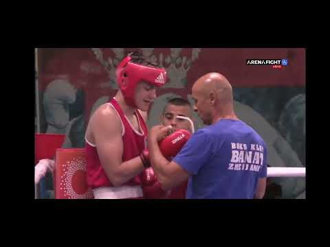 Rasovic Strahinja (Banat) vs Lukovic Milan (Sombor) finale bokserske lige Srbije 75kg