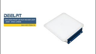 Explosion Proof LED Flat High Bay Light - 200W - 27000 Lumens #D1789419