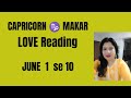 CAPRICORN 🐐 MAKAR ❤️ Koi aapke saath nayi shuruwat karna chahte hai ❤️ 1 se 10 June Love Reading ❤️