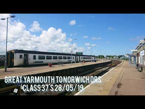 Drs class 37's Wherry Lines - The Final Months 28/05/19