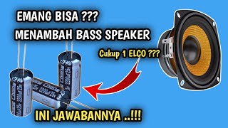 Download lagu IS IT TRUE?! Adding Elco Capacitors to Speakers Can Increase Bass? mp3
