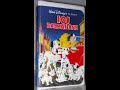 Opening Closing To 101 Dalmatians 1992 VHS