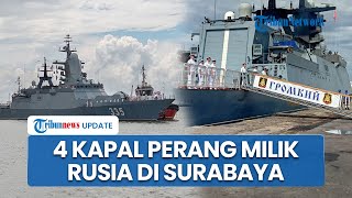 Detik-detik Empat Kapal Perang Rusia Kiriman Putin Merapat di Laut Jawa untuk Pertama Kalinya
