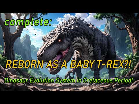 🔥 REBORN AS A BABY T-REX?! 🦖 Dinosaur Evolution System in Cretaceous Period!#anime #fantasy