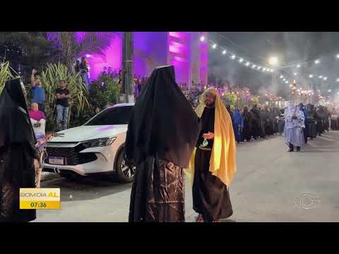 Procissão do Fogaréu reúne fiéis e ilumina ruas de Boca da Mata - 01/04/2026