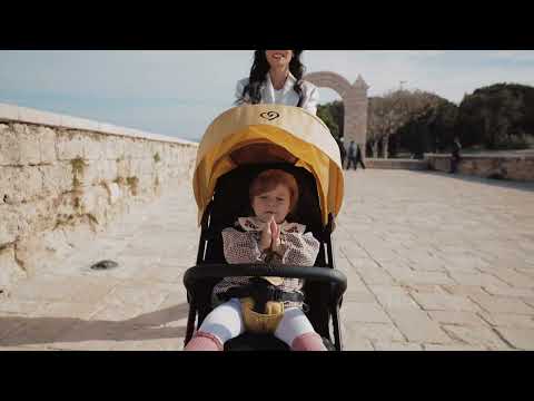 Passeggino Leggero 1.Moov GioJoy Giallo, Comodità e Sicurezza per le Tue Passeggiate