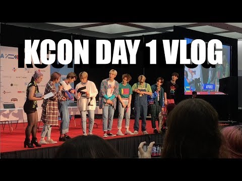 KCON VLOG DAY 1 (ATEEZ, KCON ROOKIES AND MORE)