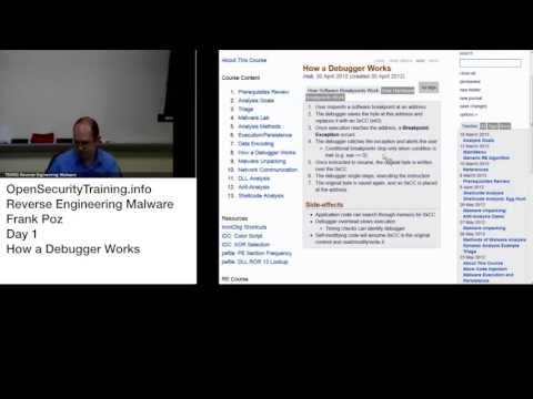 Reverse Engineering Malware Day 1 Part 16: How a Debugger Works