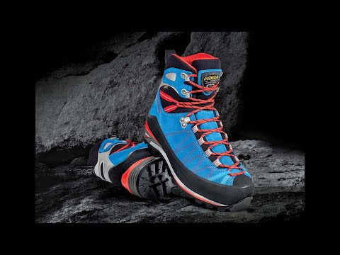 Asolo Shoes Hiking Alpine Sports Trekking Technical asolo ~ Elbrus GV Blue Aster Silve 