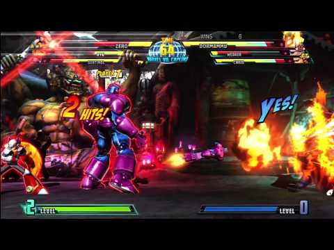 02/12/11 MvC3: RaptorIIC(Ryu/Zero/Sentinel) vs. Yaozzer(Wesker/Dormammu/Chris)