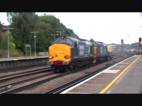 37610 + 37218 Work 6O62 With Some thrash At Tonbridge