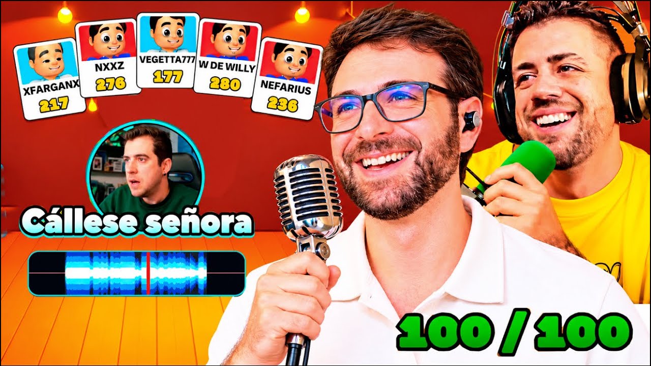 Imitando a AURONPLAY en MIMIC PARTY