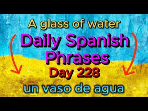 Learn Spanish Everyday!?!  Daily Spanish Phrases for You to Practice!!! Day 228