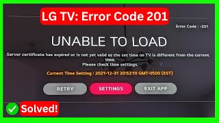 Download lagu LG TV: Error Code 201 (Quick fix) mp3