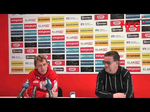 30.ST 3.Liga die PK vor dem 'geplanten Spiel' Wehen-W.-HFC