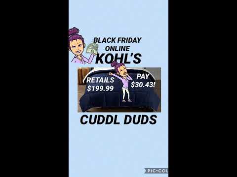Cuddle Duds Comforter