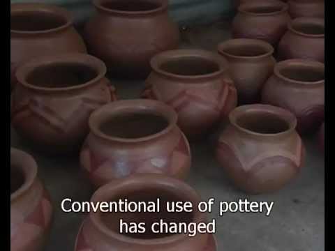 Ceramic raw pottery, clay, ceramics art concept . Ancient traditional  spanish pottery. Stock Photo