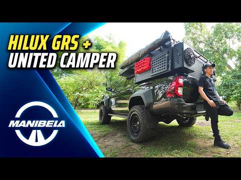 DRIVE x CAMP: Reed Motovlog conquers Toyota Hilux GRS x United Camper at KDR Adventure Camp