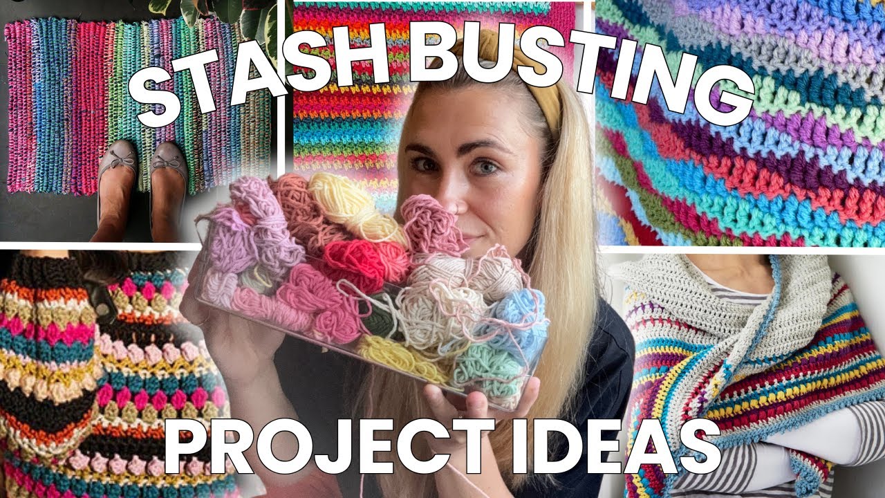 Stash Busting Crochet Projects | 25+ Scrap Yarn Ideas to Use Up Leftovers 🧶