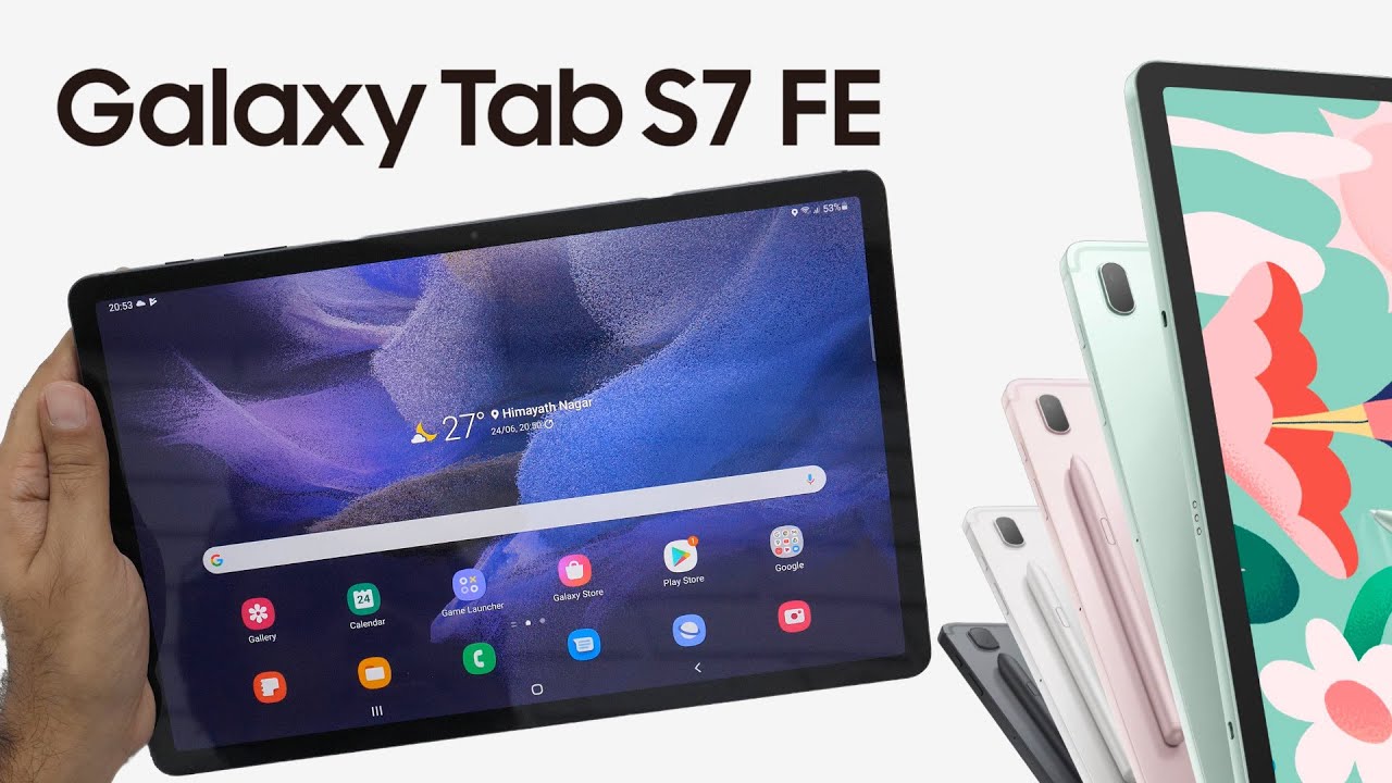 Samsung Galaxy Tab S7 FE Hands On Overview