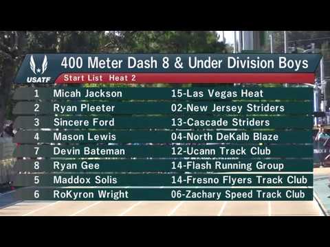 Boys 7&8 400m Prelim @ 2019 USATF Hershey National Junior Olympic Track and Field Championship