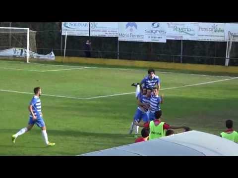 Golão de Dani (SC Vista Alegre) Vs Oiã a fazer o 1-0...