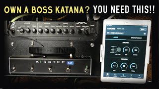 Video thumbnail for Airstep Kat Edition pedal a must have for Boss Katana users! by Karl Golden Music Teacher