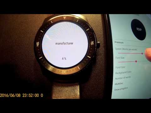 Speed Reader for Android Wear Video