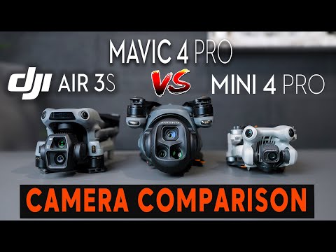 DJI MINI 4 Pro vs DJI MAVIC 4 Pro vs DJI AIR 3S - CAMERA COMPARISON