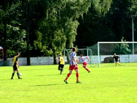 B-klasa Siedlce, 4.09.2011, MKS Mazovia - LZS Starawieś 3:0, bramka Gochny